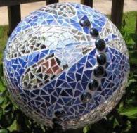 Облицована топка за градината със стъклокерамика